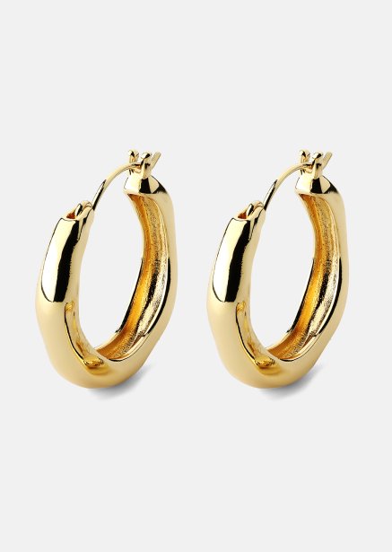 Oorbel Mila Hoops - 18k Verguld