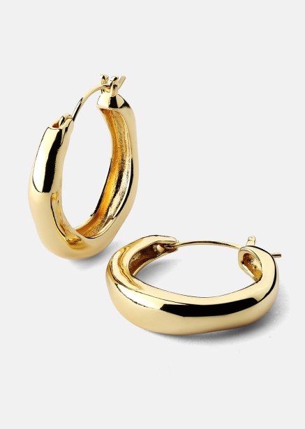 Oorbel Mila Hoops - 18k Verguld