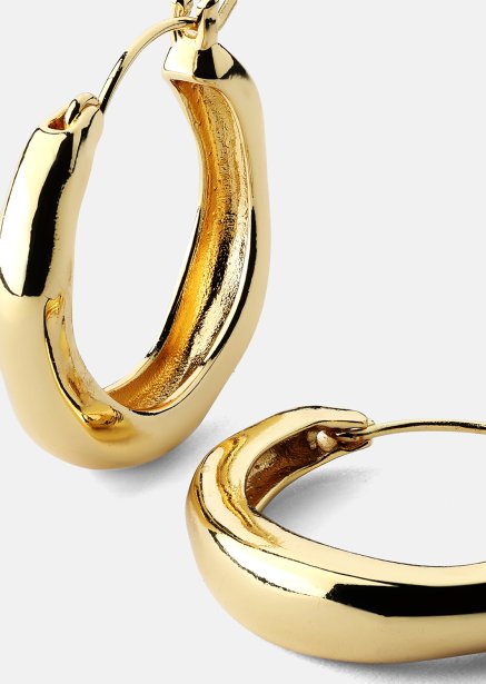 Oorbel Mila Hoops - 18k Verguld