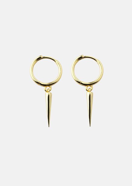 Spira Oorbel - 18k Verguld