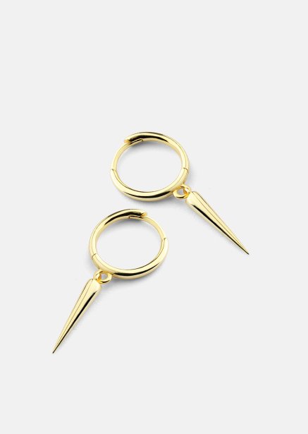 Spira Oorbel - 18k Verguld