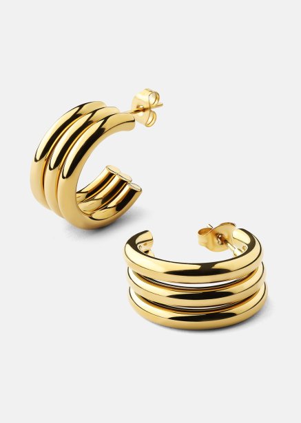 Riflia Oorbel - 18k Verguld
