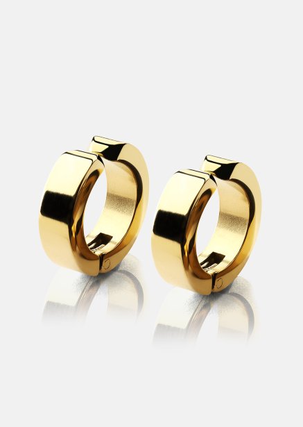 Oorbel Petite Hoop - 18k Verguld