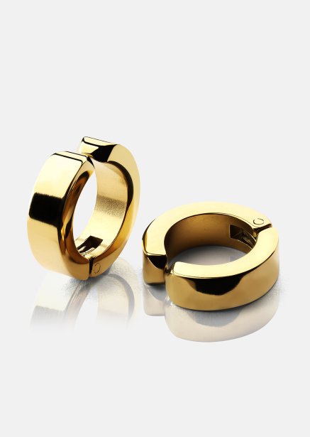 Oorbel Petite Hoop - 18k Verguld