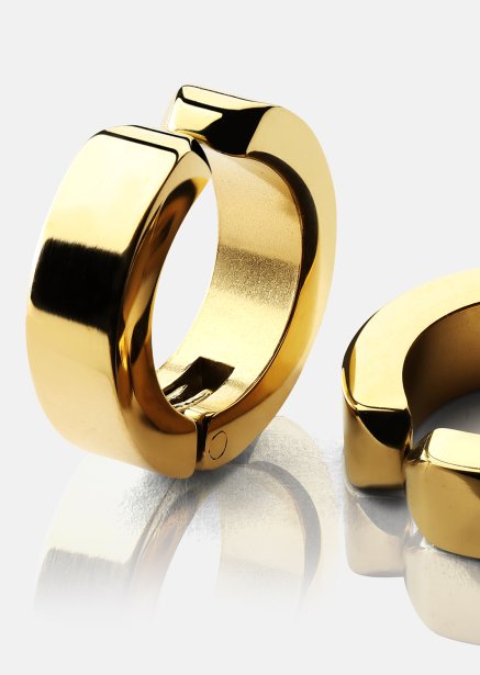 Oorbel Petite Hoop - 18k Verguld