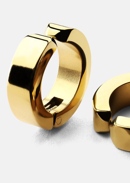 Oorbel Petite Hoop - 18k Verguld