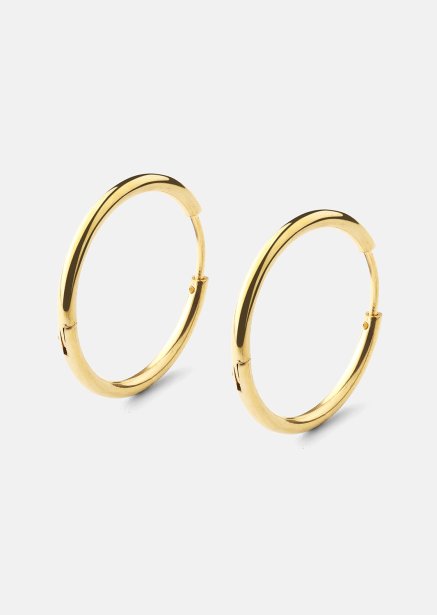 Oorbel Classic Medium - 18k Verguld