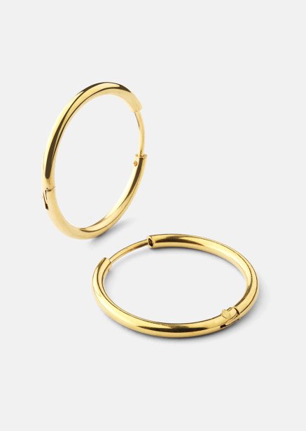 Oorbel Classic Medium - 18k Verguld