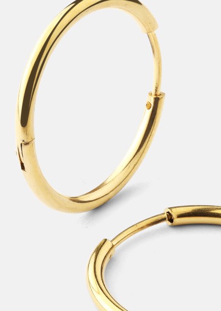 Oorbel Classic Medium - 18k Verguld