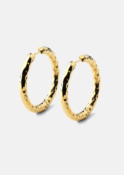 Oorbel Everyday Hoops - 18k Verguld