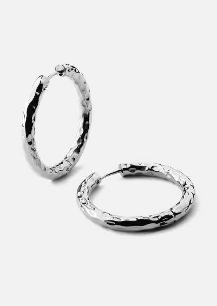 Oorbel Everyday Hoops - Verzilverd