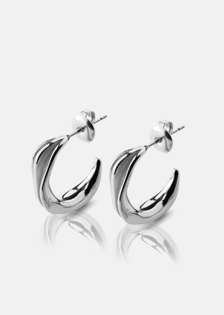 Oorbellen Gleaming Flow - Verzilverd