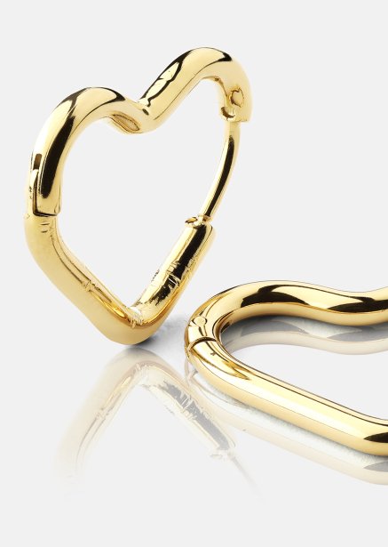 Oorbel Heart's Embrace - 18k Verguld