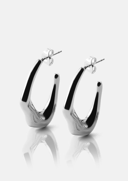 Oorbel Bold Drops - Verzilverd