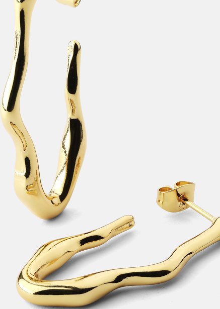 Oorbel Waves - 18k Verguld