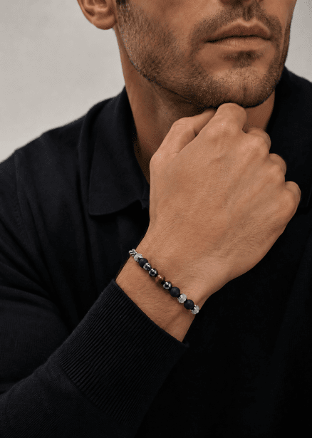 Kralenarmband Levon Flint