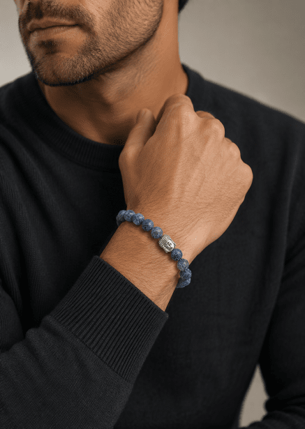Kralenarmband Obsidian Veil