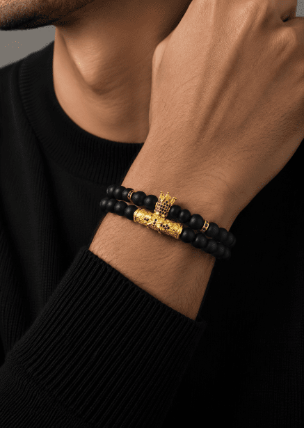 Kralenarmband Regal Ember