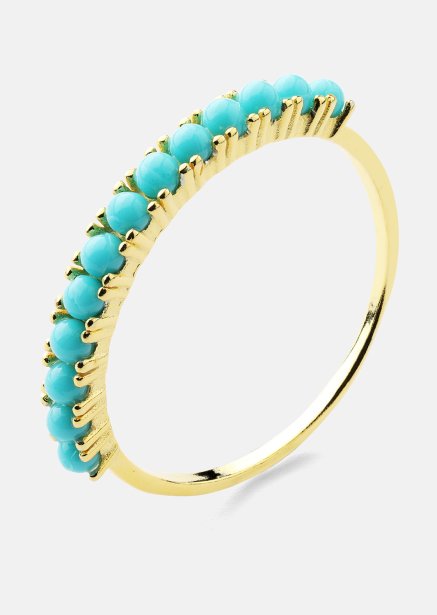 Blue Pearl Elegance Ring - 18k Verguld