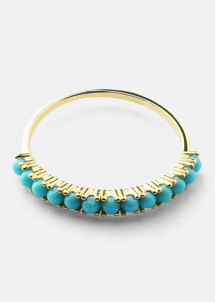 Blue Pearl Elegance Ring - 18k Verguld