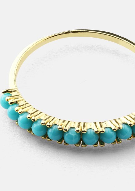 Blue Pearl Elegance Ring - 18k Verguld
