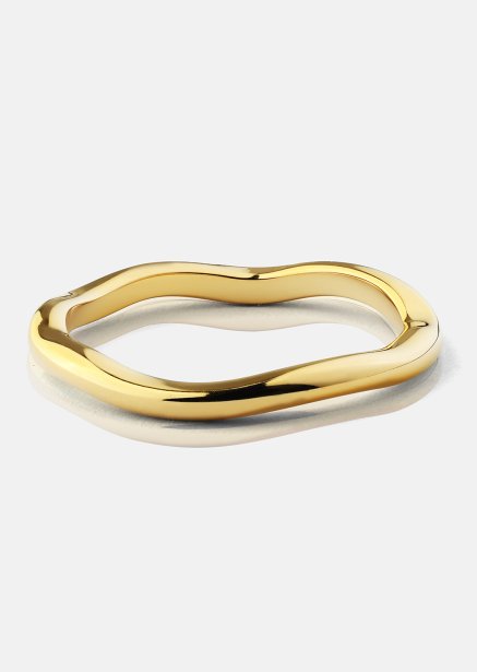 Ring Wave Gold - Verguld met 18k goud