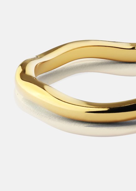 Ring Wave Gold - Verguld met 18k goud