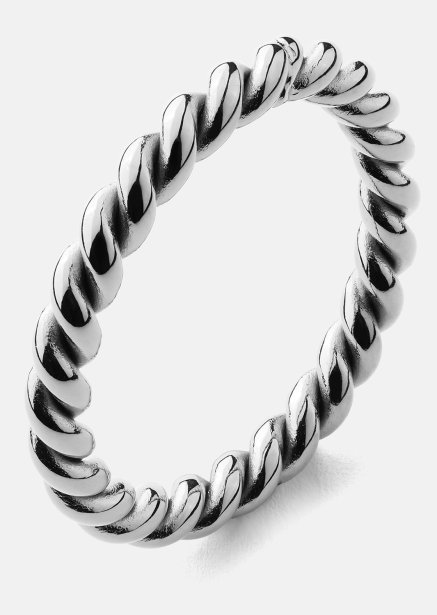 Ring Silver Twist- Verzilverd
