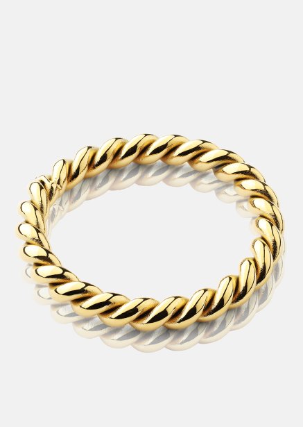 Ring Golden Twist- Verguld met 18k goud