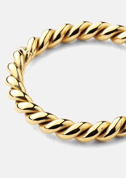 Ring Golden Twist- Verguld met 18k goud
