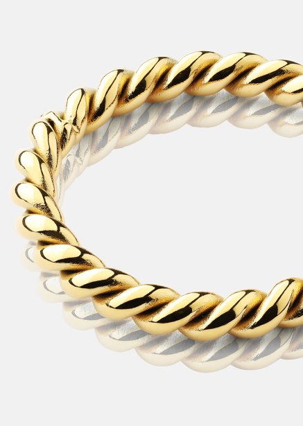 Ring Golden Twist- Verguld met 18k goud
