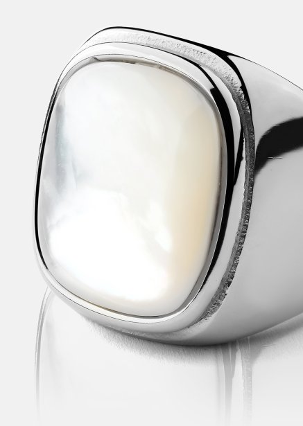 Ring Blanche - Verzilverd