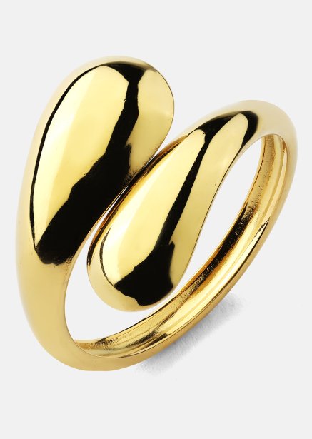 Ring Bold Drops - Verguld met 18k goud