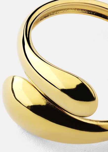 Ring Bold Drops - Verguld met 18k goud