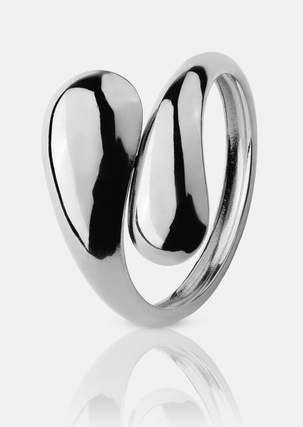 Ring Bold Drops - Verzilverd