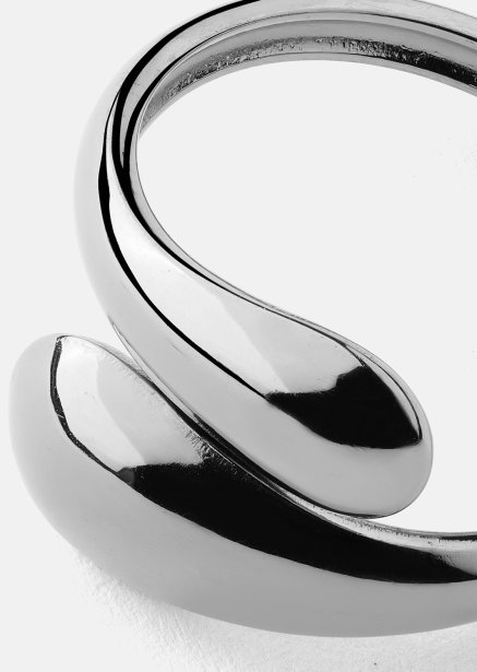 Ring Bold Drops - Verzilverd