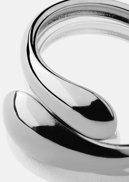 Ring Bold Drops - Verzilverd