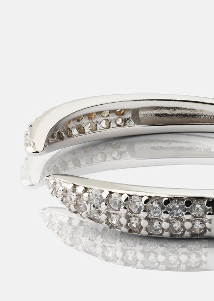 Ring Celestina - Verzilverd
