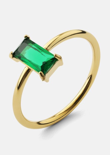 Ring Emeraldis - 18k Gold Plated
