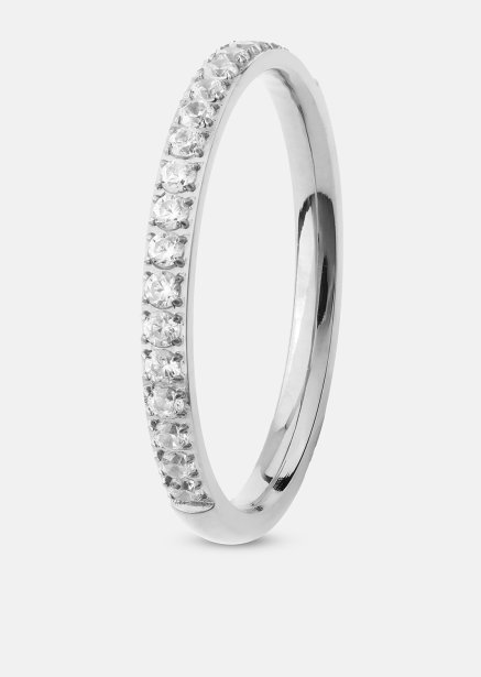 Ring Gloomy - Verzilverd