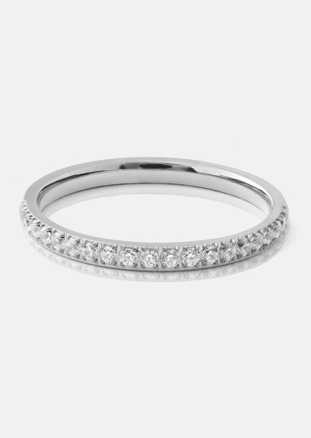 Ring Gloomy - Verzilverd