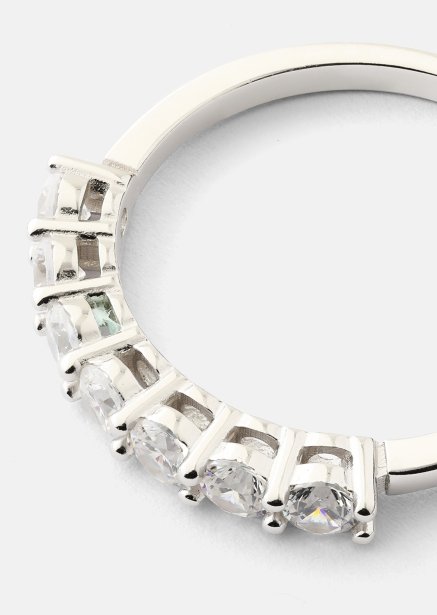 Ring Link Eternal - Verzilverd