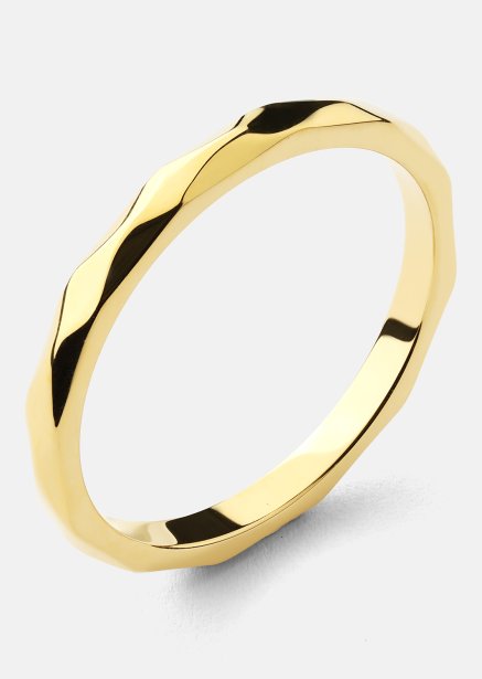 Ring Facet Gleam - 18k Verguld