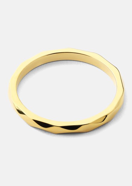 Ring Facet Gleam - 18k Verguld