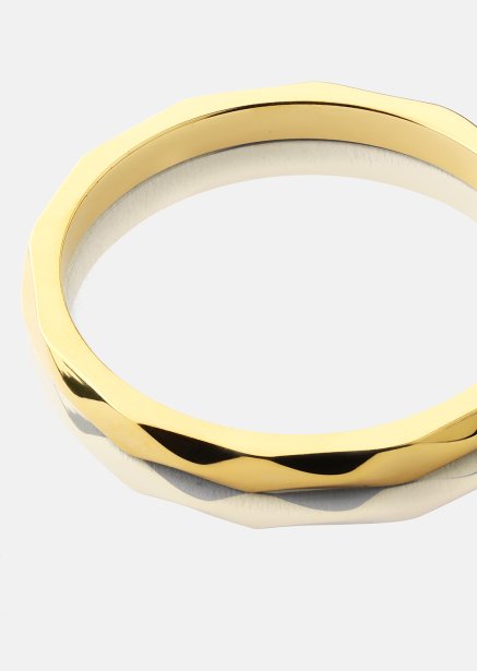 Ring Facet Gleam - 18k Verguld