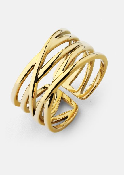 Ring Golden Maze - 18k Verguld