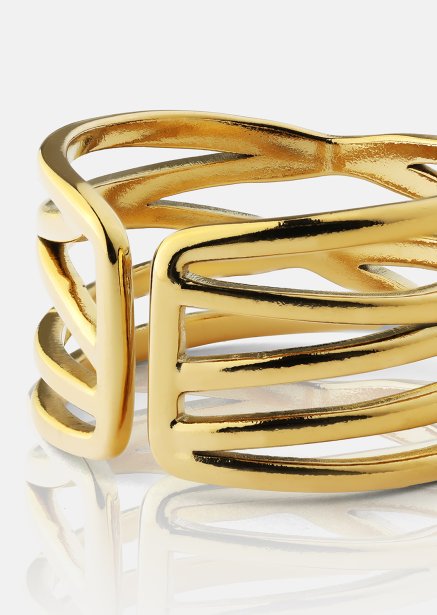 Ring Golden Maze - 18k Verguld