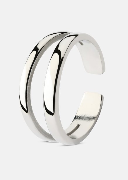 Apertura Ring - Verzilverd