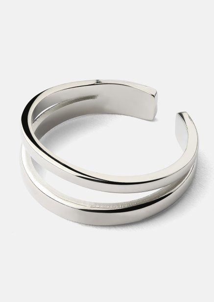 Apertura Ring - Verzilverd