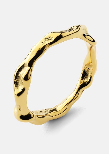 Ondula Ring - 18k Verguld
